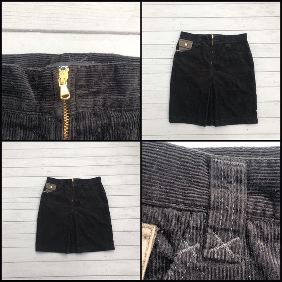 Dolce & Gabbana corduroy lambskin pencil skirt 44 - Picture 5 of 8